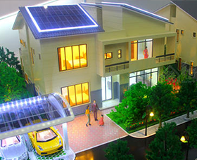 家居太陽能演示模型